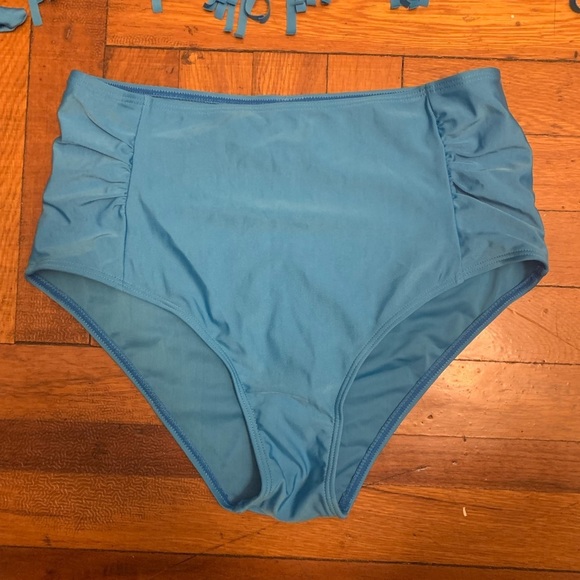 New Sky Blue 2pc Bathing Suit - Picture 6 of 9